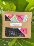 Fabric Corner Bookmarks: Unique Page Holders for Book Lovers: Watermelon