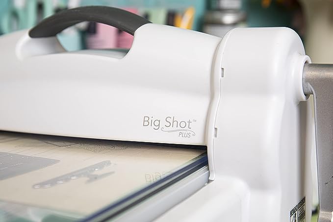 Sizzix Big Shot Plus 660340 Manual Die Cutting & Embossing Machine for Arts  & Crafts, Scrapbooking & Cardmaking, 9” Opening
