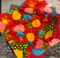 Microwave Bowl Holder, Hot Pad, Cozy  - Pineapple Red