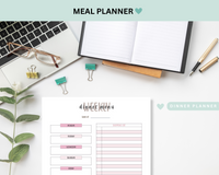 2025 Planner for Busy Moms – Family Events, Meal Planning, To-Do Lists & Weekly View | Customizable Fillable PDF