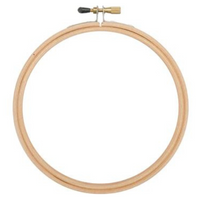 Frank A. Edmunds Wood Embroidery Hoop W/Round Edges 6"