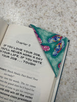Fabric Corner Bookmarks: Unique Page Holders for Book Lovers: Slippers